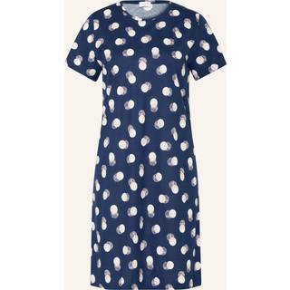Mey Scribbled Dots natkjole, blå, Størrelse: 40, Dame