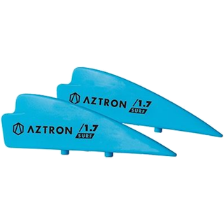 Aztron 1.7' Wakesurf / Wakeboard glasfiberforstærkede finner, sæt af 2 inkl skruer