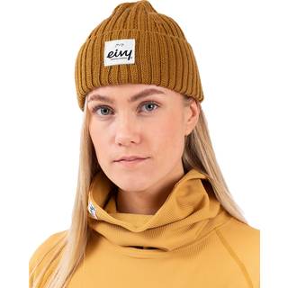Sea Rib Wool Beanie Faded Amber (One Size)
