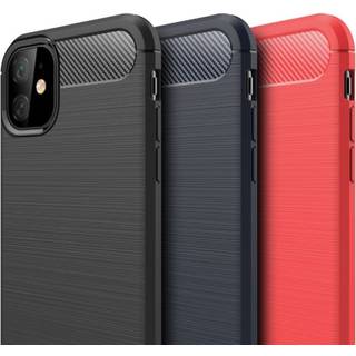 SKALO iPhone 11 Armor Carbon Stødsikker TPU-cover - Grå