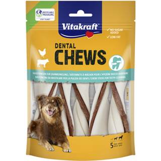 Vitakraft DENTAL CHEWS tyggepinde med kyllingefyld, M - 150 g.
