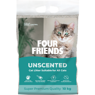 Kattebakke FourFriends Cat Litter Unscented 10 kg