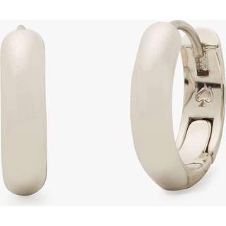 Kate Spade New York Silver Sleek Huggies - Silver