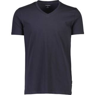 Lindbergh T-shirt m. v-hals i sort til herre