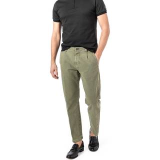 JOOP! Herren Bundfaltenhose grün