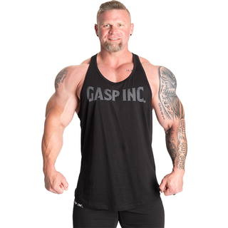 Essential T-Back Top, Sort/Grå