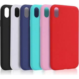 SKALO iPhone X/XS Ultratynd Frosted TPU-skal - Sort