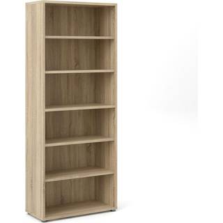 Prisme reol 5 hylder eg struktur dekor.