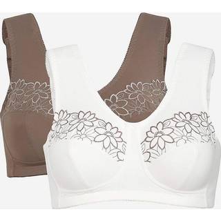 Soft BH med broderi Lily 2-pack