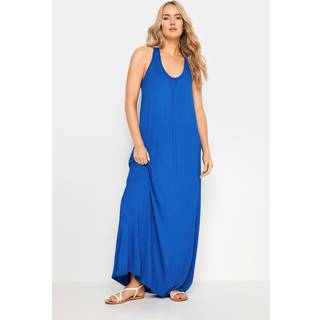 Lts Tall Cobalt Blue Racer Back Maxi Dress 22-24 Lts | Tall Women's Maxi Dresses
