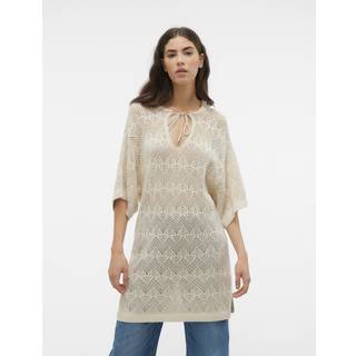 Malta Lang Strikbluse, Birch, M