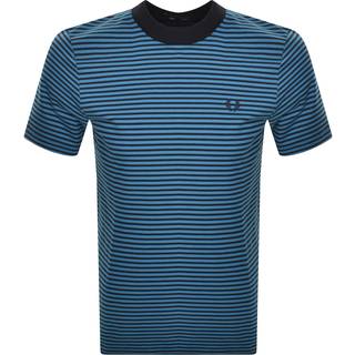 Fred Perry Herren T-Shirt blau,schwarz gestreift