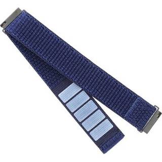 Universal Smartwatch (20mm) Fixed Nylon Smartwatch Rem - Mørkeblå