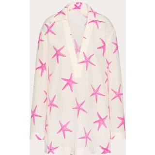 Valentino Printed silk shirt - white - L