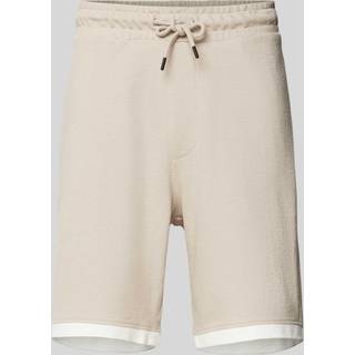 ONLY & SONS Mabon Relax Emb Shorts Silver Lining