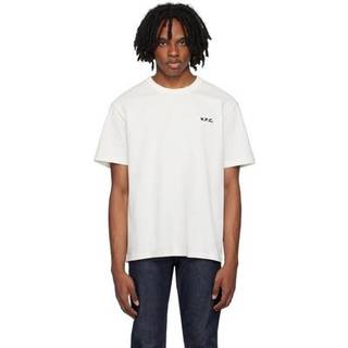 T-shirt A.P.C. Boxy Petit VPC T-Shirt White/ Dark Navy Blue XL - Dark Navy Blue - XL