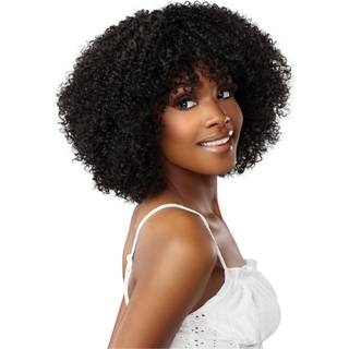 Sensationnel Dashly Wig - Dashly Wig 15 Synthetic Easy Wear Non Lace Cap Heat Safe Wig - Dashly Wig Enhed 15 (1B OffBlack)