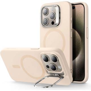iPhone 15 Pro ESR Cloud Kickstand Halolock Cover - MagSafe Kompatibel - Beige