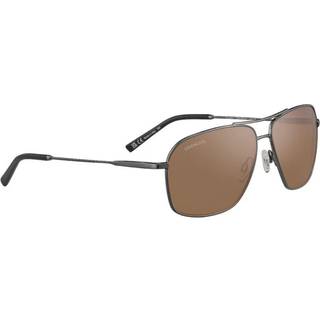 Serengeti Dorwinn Polarized SS578003 46 Solbriller Mænd Gunmetal - Shiny Gunmetal - 46mm