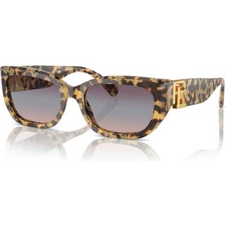 Ralph Lauren Kvinde RL8222 THE BRIDGET 6178I6 Solbriller Acetat Brun Rosa Cat Eye Normal Spejl