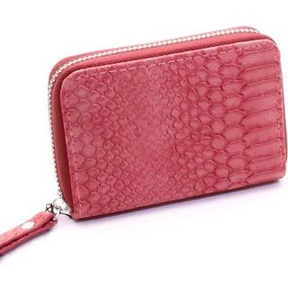 Damplånbok Small Zip Around Wild One - Rosa