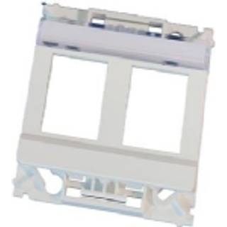 Dataudtag 2Xrj45 Keystone Type O Hvid Solar