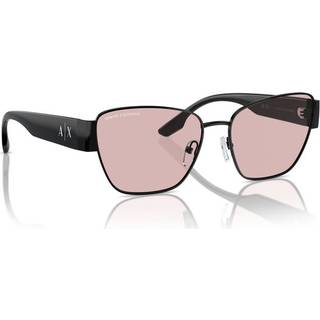 Armani Exchange AX2051S 6000/5 56 Solbriller Kvinder Black - Shiny Black - 56mm