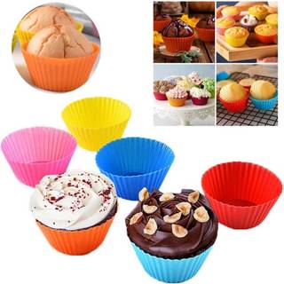 Silikone muffinforme / tyrforme - 12 -pak bagforme