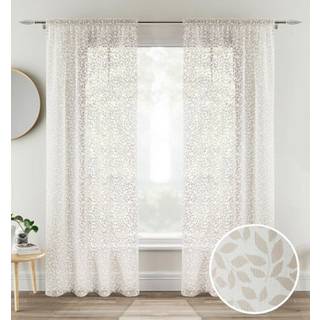 Enhanced Living Enhanced Living Natural Willow Pair Of Voile Panels