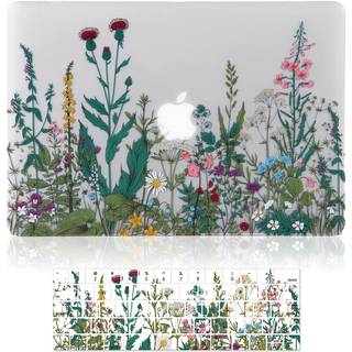 Idonzon -sag til MacBook Pro 15 tommer (A1990/A1707 2019-2016 Udgivelse) 3D Effect Matte Clear Se gennem Hard Cover & Keyboard Cover Compatible M