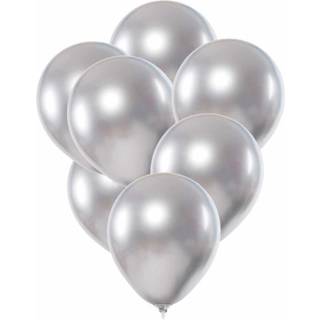 50-pack balloner sølv metallisk fest fødselsdag 26cm