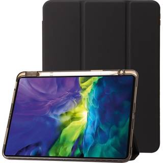 EIDERWOOD iPad Pro 13" (2024) Tri-Fold Kunst Læder Flip Cover m. Apple Pencil Holder - Sort