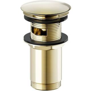 Bottenventil Pop-Up Universell Brushed Guld för Tvättställ