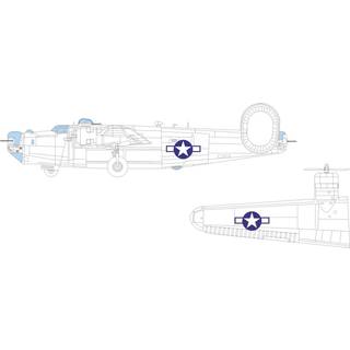 B-24J US national insignia  HOBBY BOSS