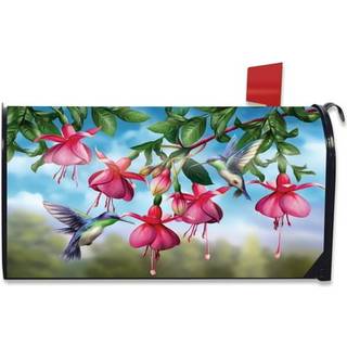 Briarwood Lane Flight of Hummingbirds Spring Magnetic Mailbox Cover Floral