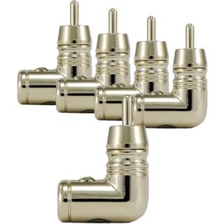 Planet Waves lödfria vinklade RCA-kontakter, 5-pack
