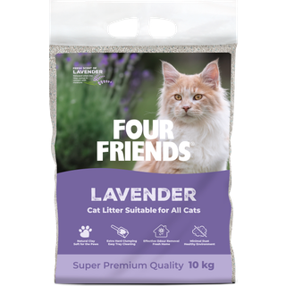 Kattebakke FourFriends Cat Litter Lavender 10 kg