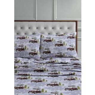 Tribeca Living WIOUSHEETKIGR Deep Pocket Sheet S?t King Winter Outing Gr?