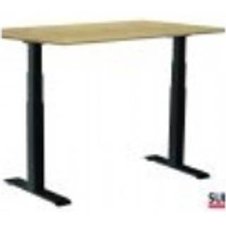 Sun-Flex Easydesk VI hæve-sænkebord 160x80cm birk med sort stel
