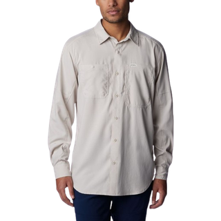 Columbia Silver Ridge Utility Lite Long Sleeve Skjorte Herrer størrelse M farve grå