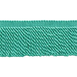 D? Copro 2 1/2 """" (6 cm) Long Bullion Fringe Trim (Style # EF25) Light Aqua Blue # 175 (Turquoise Blue) Solgt af gården (36 """"/3 ft/0,9 m)