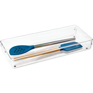 Skuffekasse (lav) - Transparent - 15,2 x 38,2cm x 5,5cm - Adea