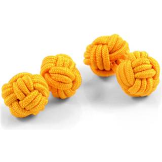 Gule Knude Manchetknapper