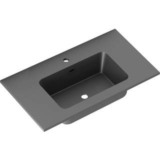 Tvättställ Lugo Antracit Matt 80 cm