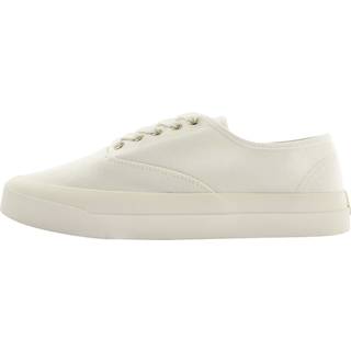 Maison Kitsune Canvas Trainers Off White