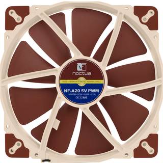 Noctua NF-A20 5V PWM - Kabinet køler - 200mm - Brun - 18 dBA
