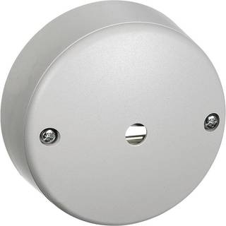 LK Udløbsroset rund Ø 75 mm 3-leder + jord, lysegrå 554T5400