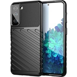 Thunder Series Samsung Galaxy S21 5G TPU Cover - Sort