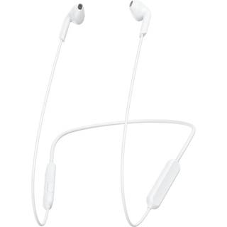 Exibel BIX100 in-ear høretelefoner, Bluetooth og mikrofon - Hvid