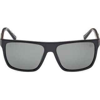 Timberland Mand TB00005 01R Solbriller Injiceret Sort Grøn Firkantet Polariseret